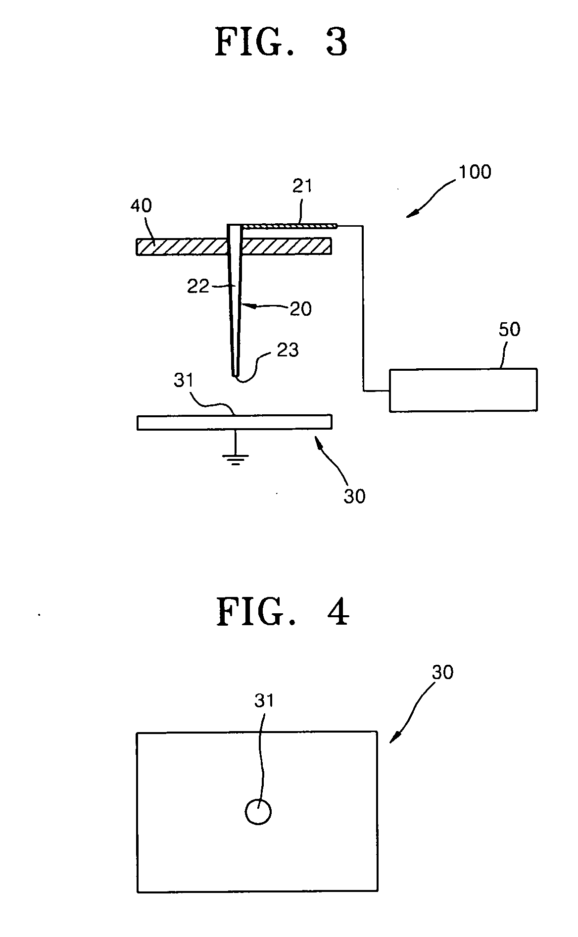 Devices for printing biomolecular droplet on substrate and for printing ink on substrate or print paper using electric charge concentration effect and method of printing biomolecular droplet on substrate