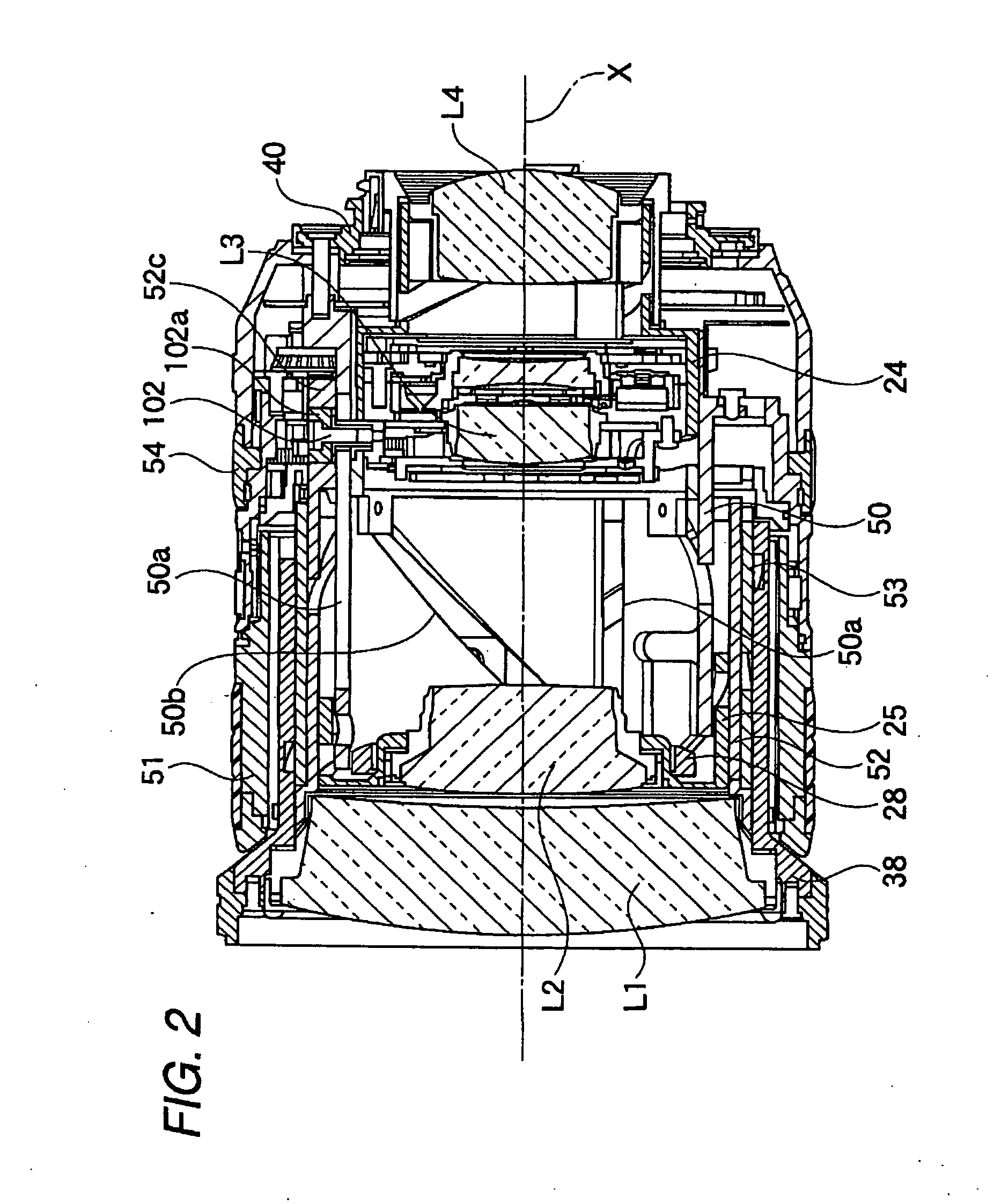 Lens barrel and method of operation of lens barrel