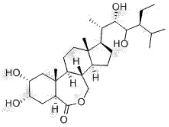Sterilization insecticidal combination containing brassinolide
