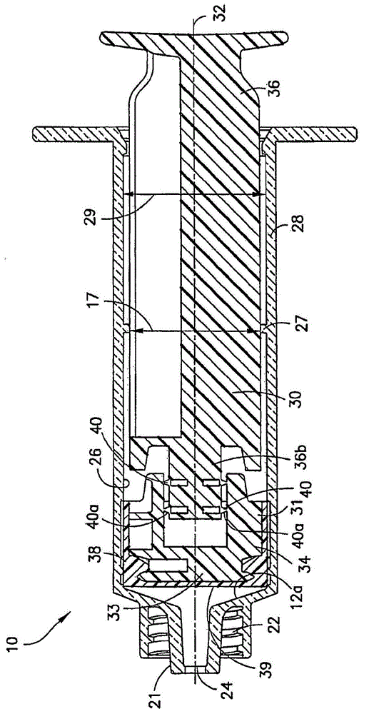 Syringe with breakable plunger for arterial blood gas sample collection