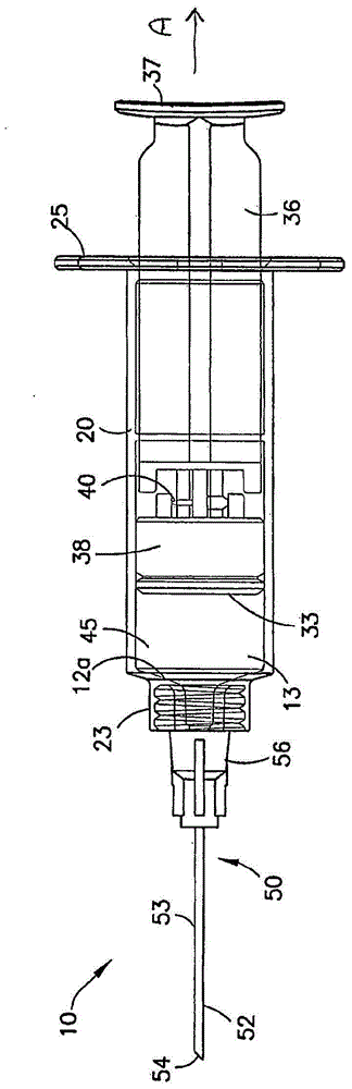 Syringe with breakable plunger for arterial blood gas sample collection