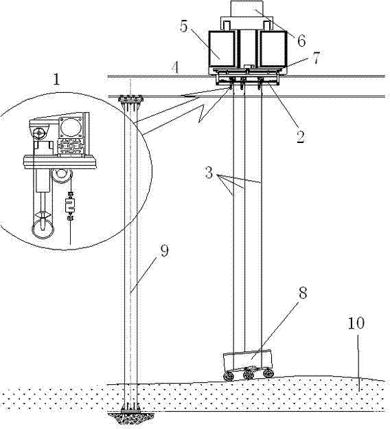 Device and method for simulating low gravity