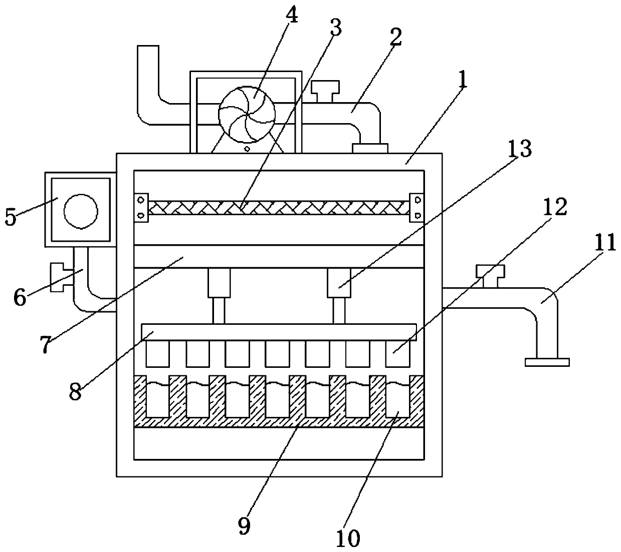 Collecting device for biomass fuel