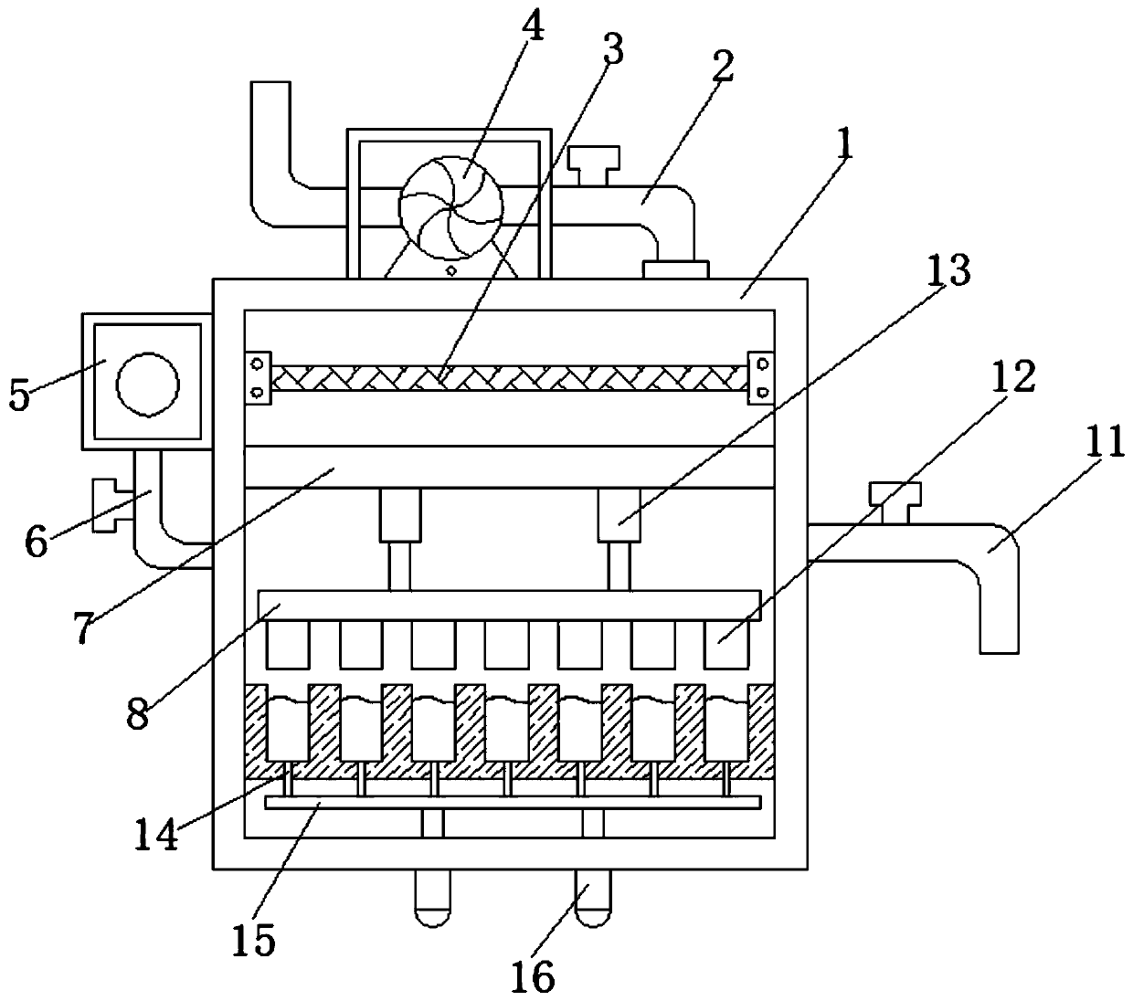 Collecting device for biomass fuel