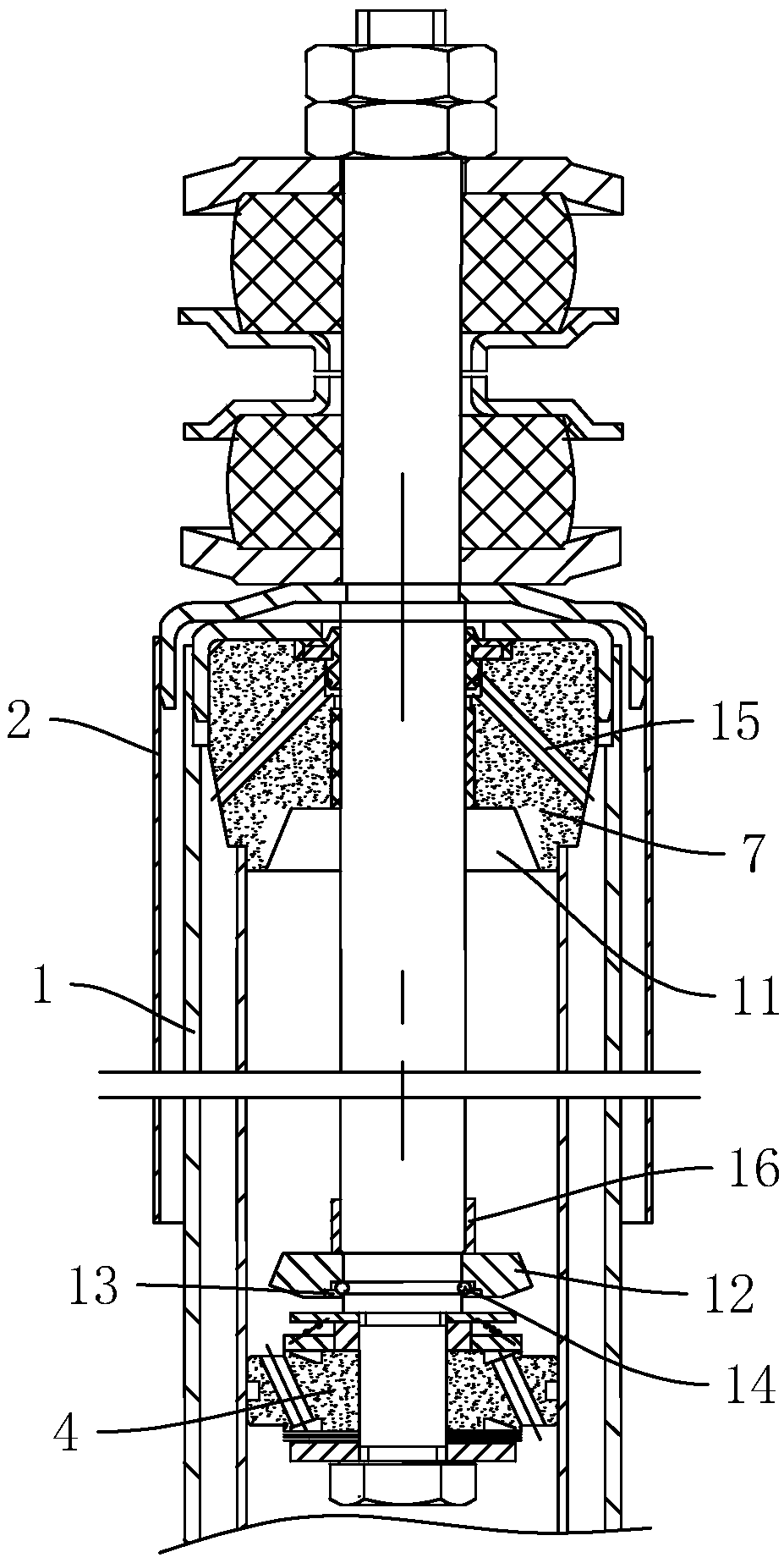 Shock absorber capable of prolonging service life