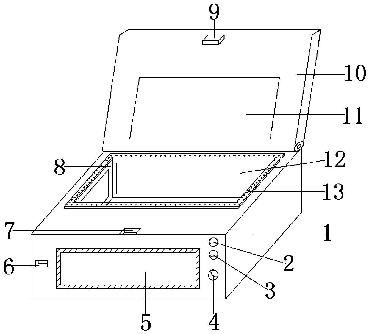 High-temperature-resistant wire detector