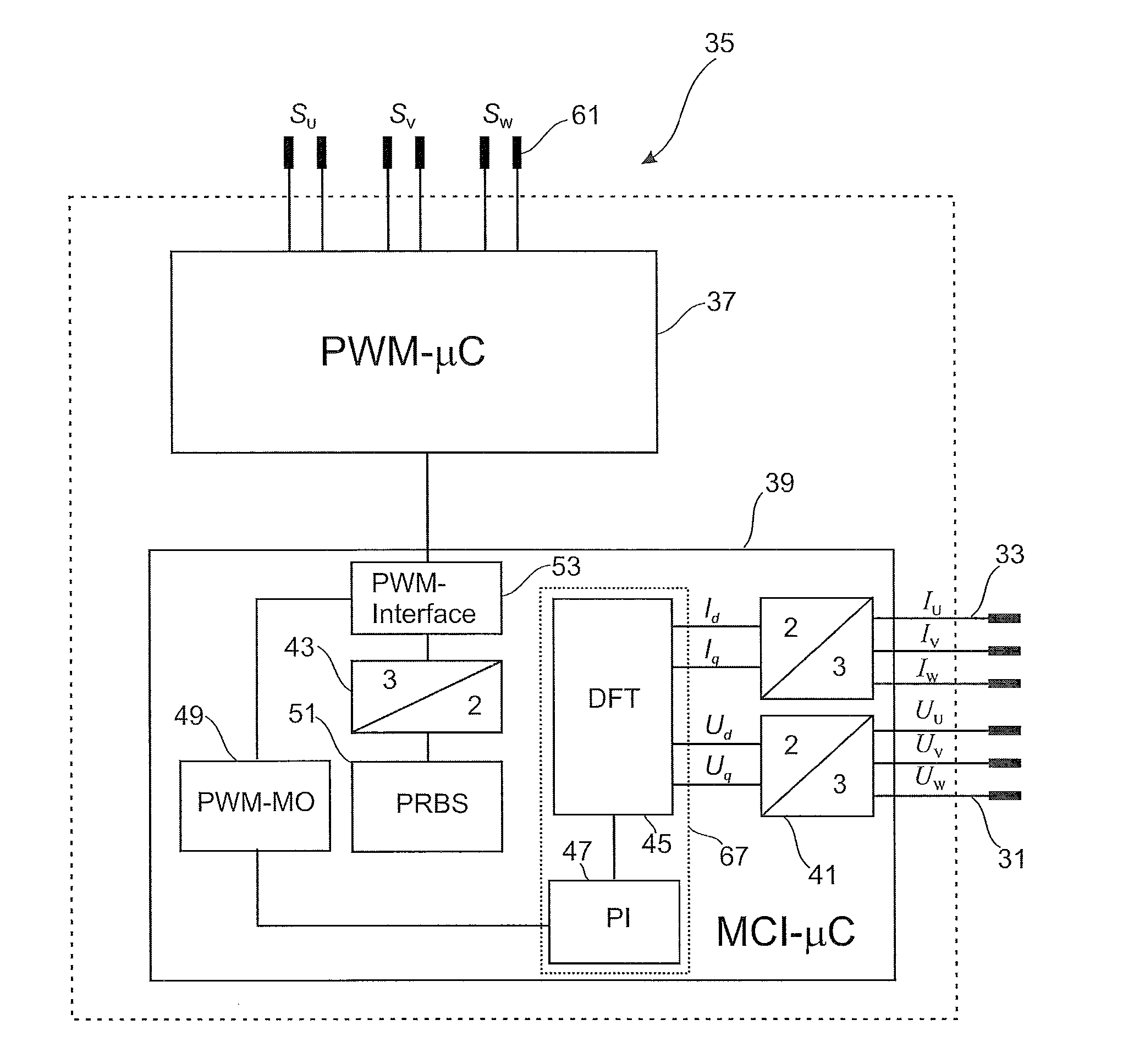 Apparatus and method for rotating-sensor-less identification of magneto-mechanical parameters of an AC synchronous motor