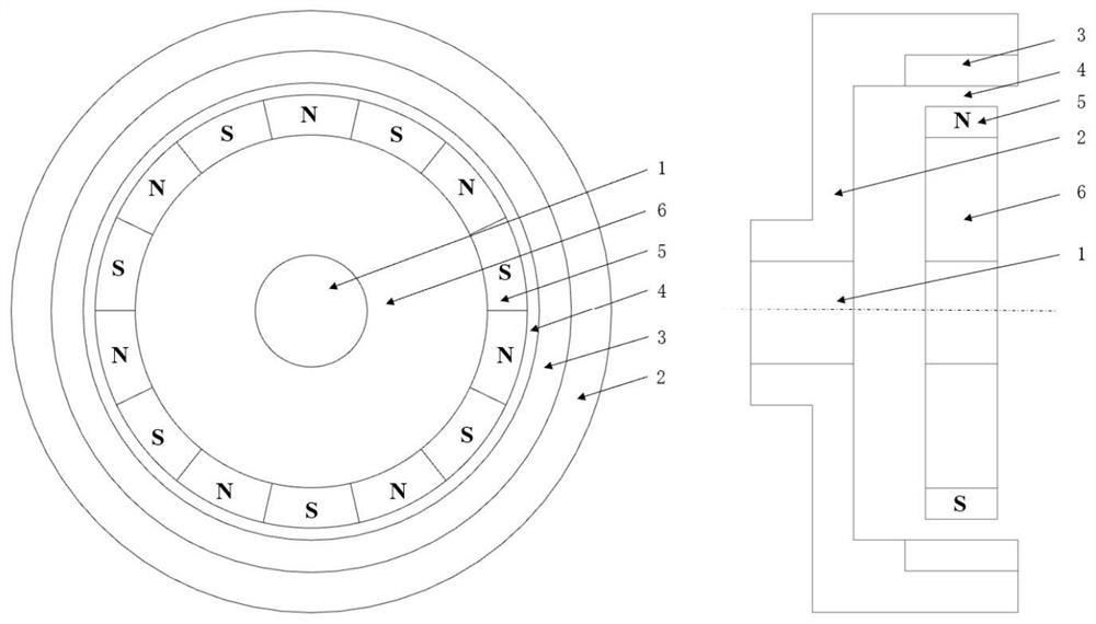 Superconducting magnetic transmission system