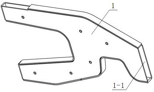 Rear frame of loader