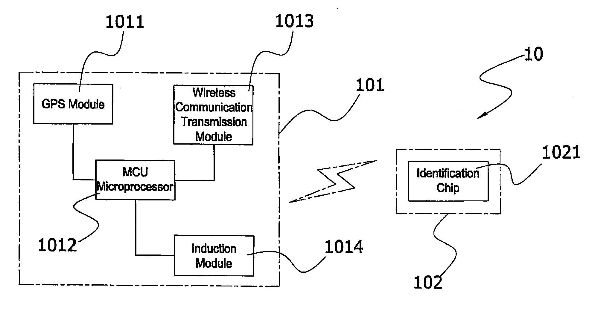 Tracking device and a tracking method of a shipping container truck