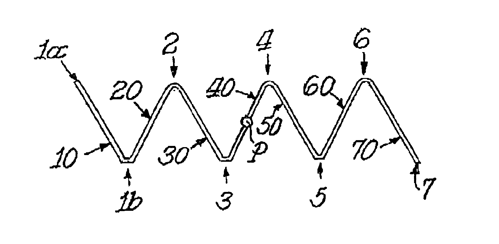 Fabric incorporating polymer filaments having profiled cross-section