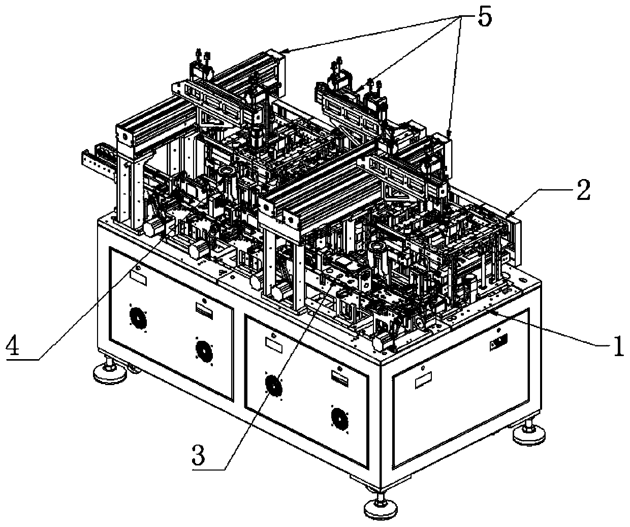 Full-automatic key assembly machine