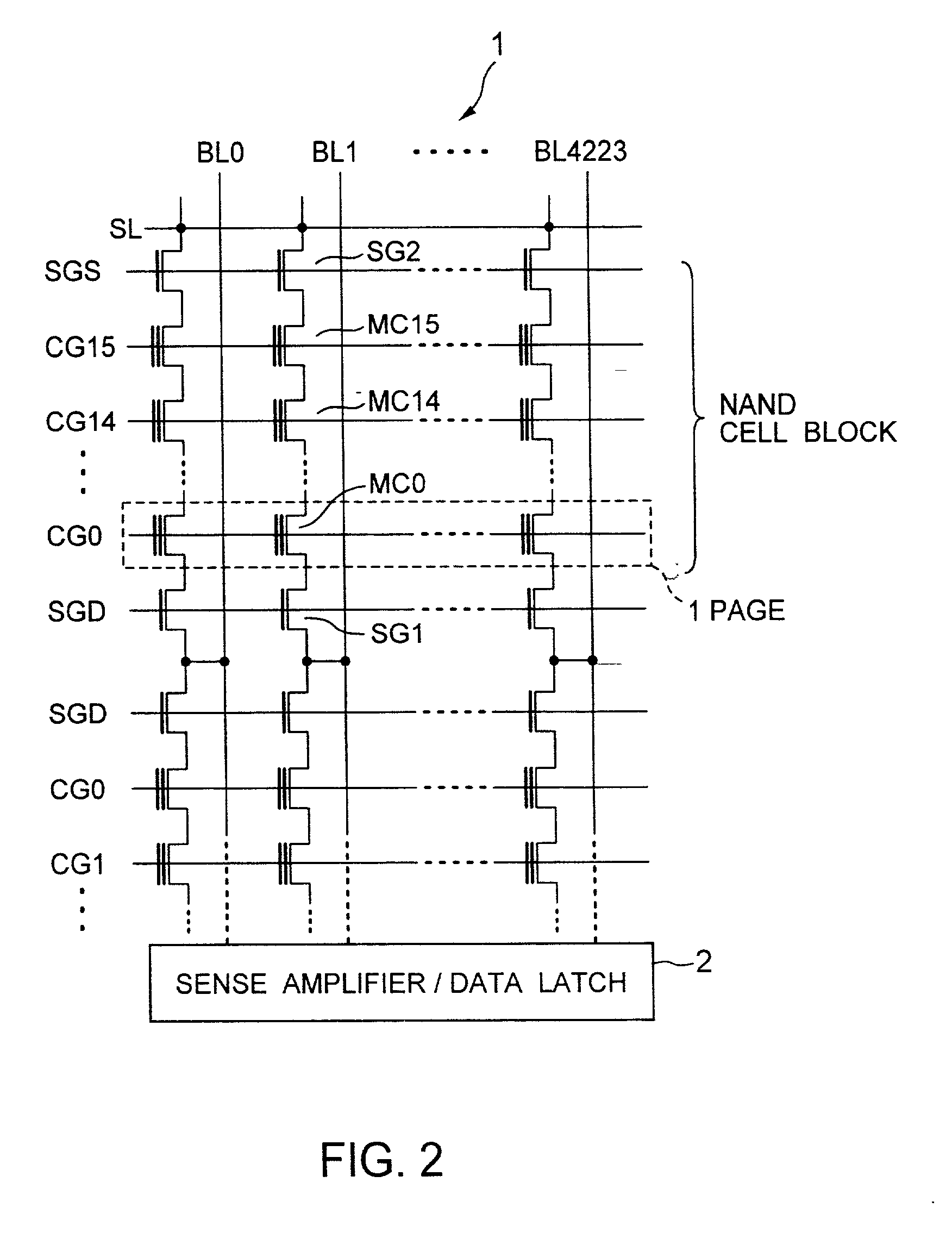 Non-volatile semiconductor memory device