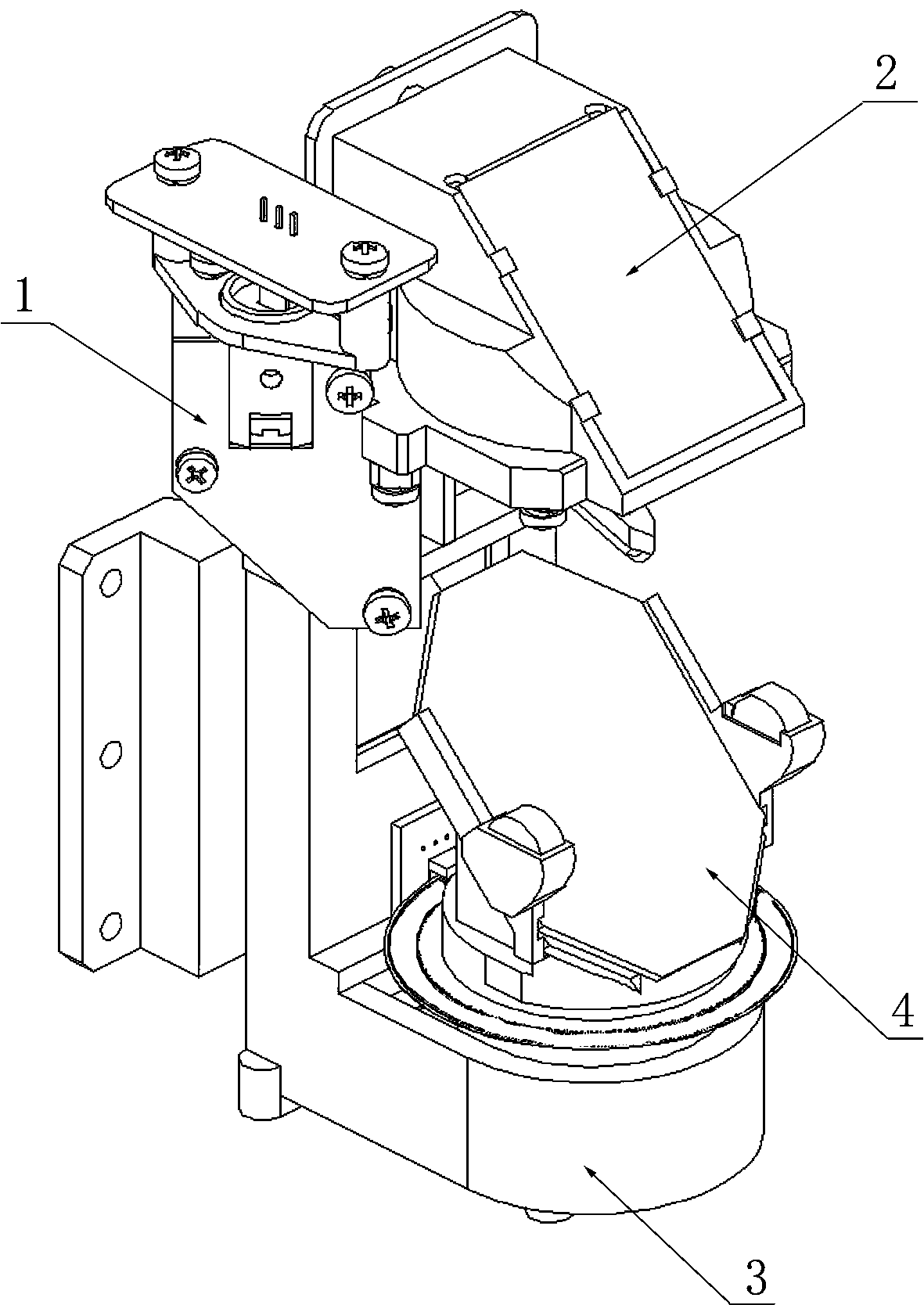 AGV laser scanning safety protection device