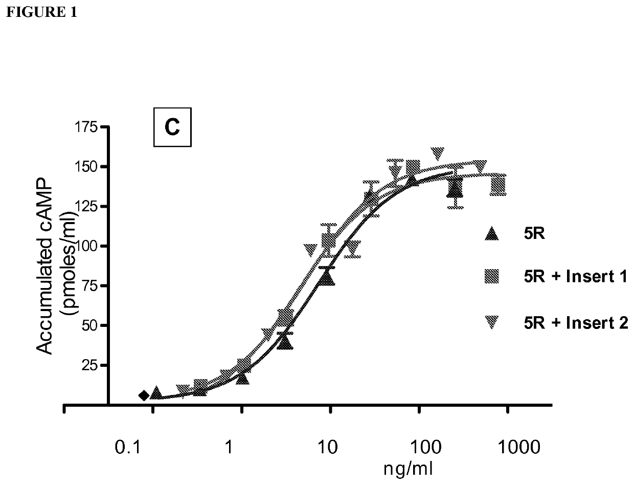 Glycoprotein hormone long-acting superagonists