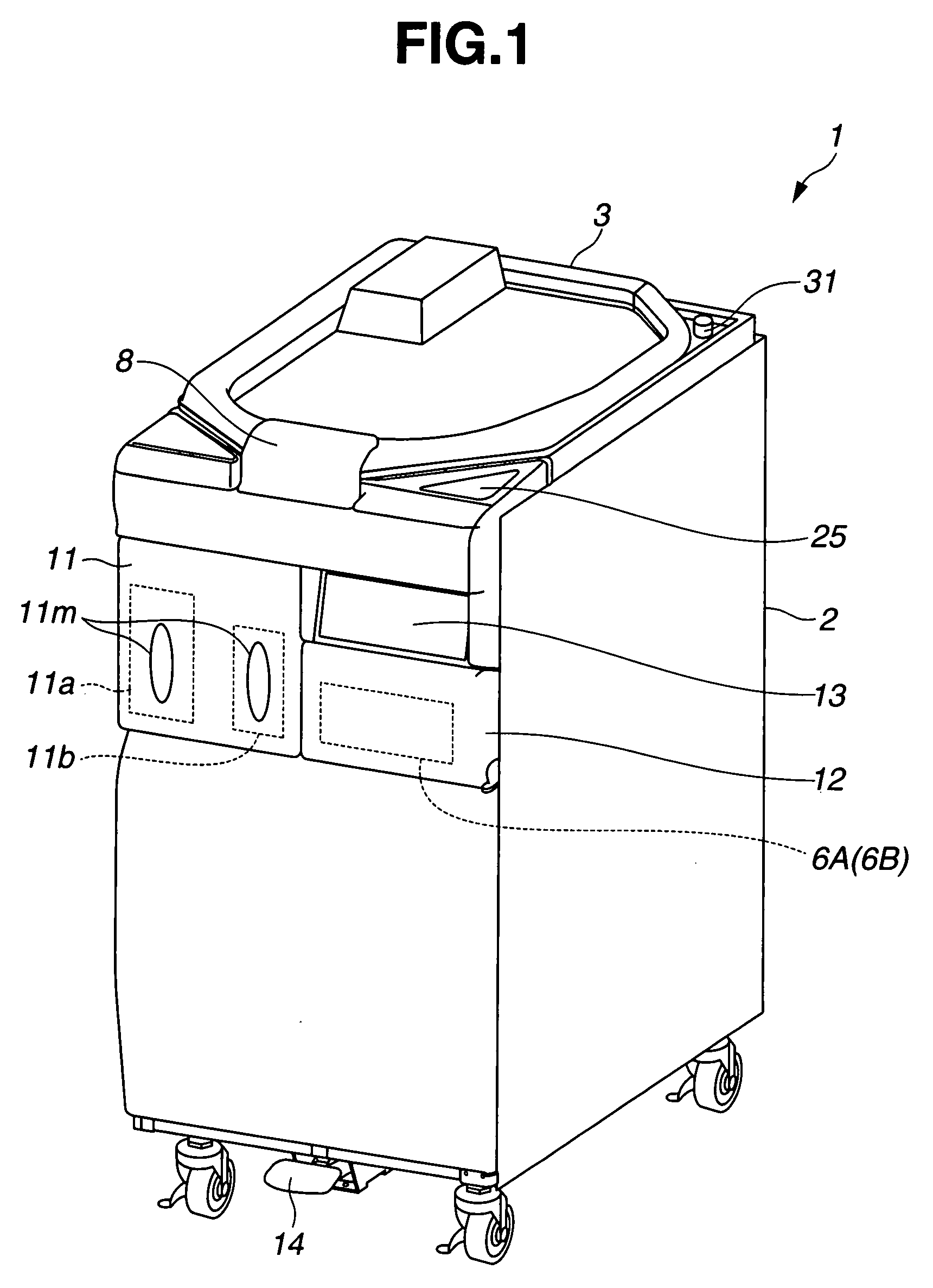 Endoscope cleaning/disinfecting apparatus