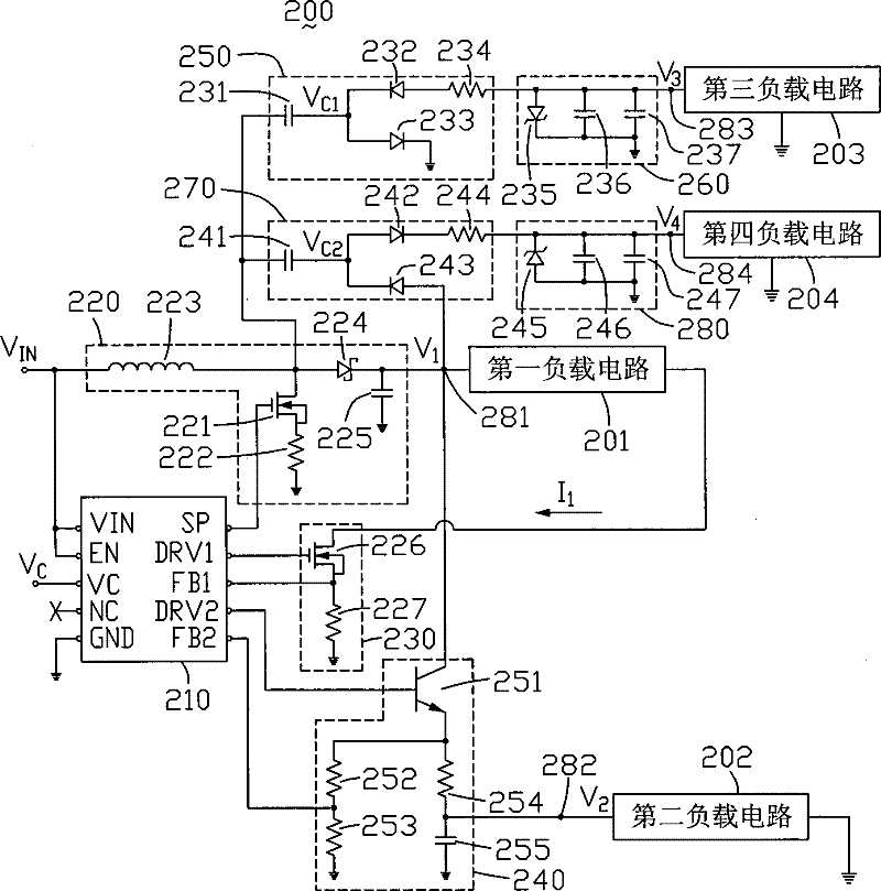 Power supply circuit and liquid crystal display device using the same
