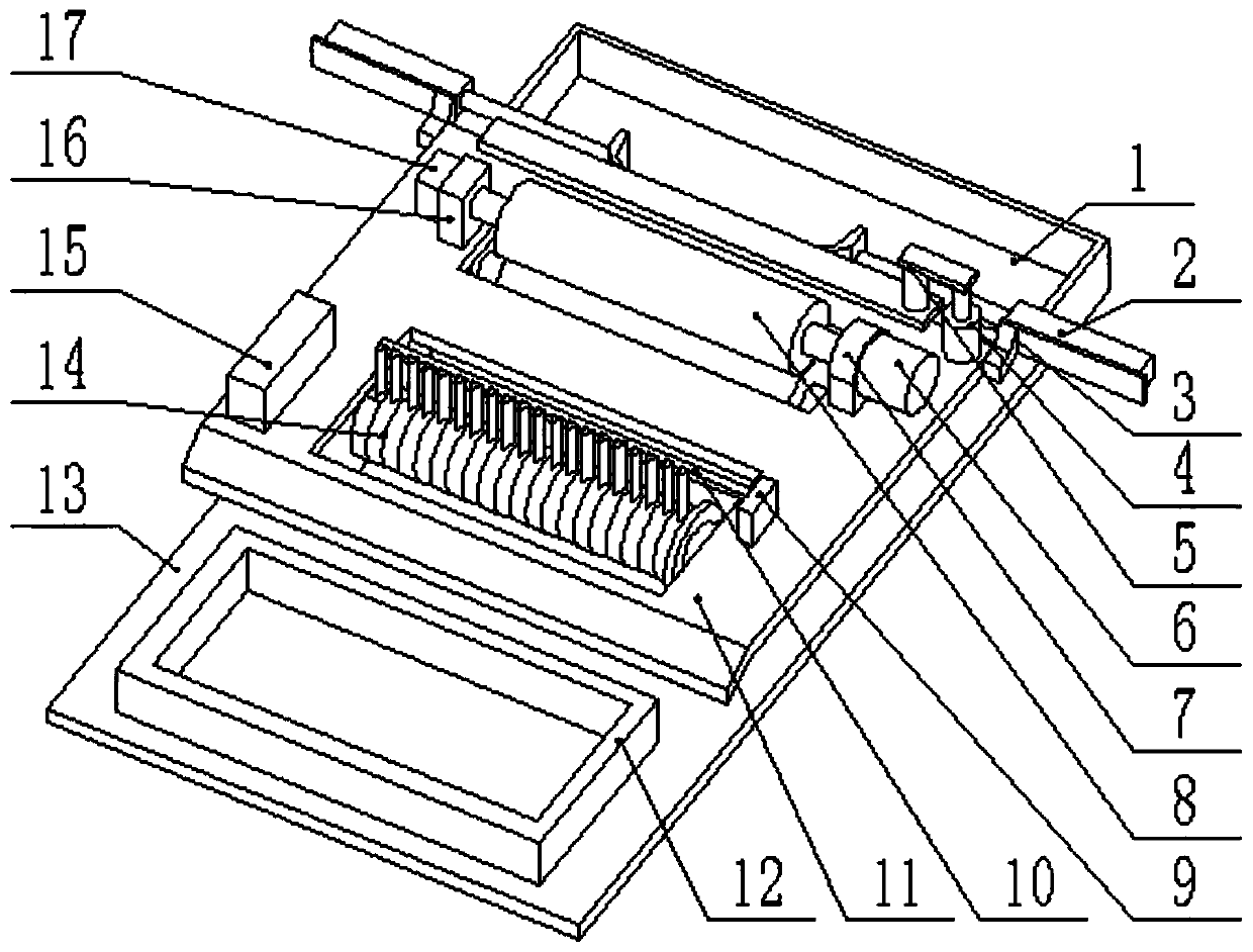 Nylon rope separating device for constructional engineering