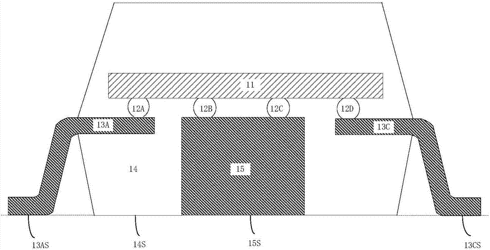 Flip chip type semiconductor packaging structure