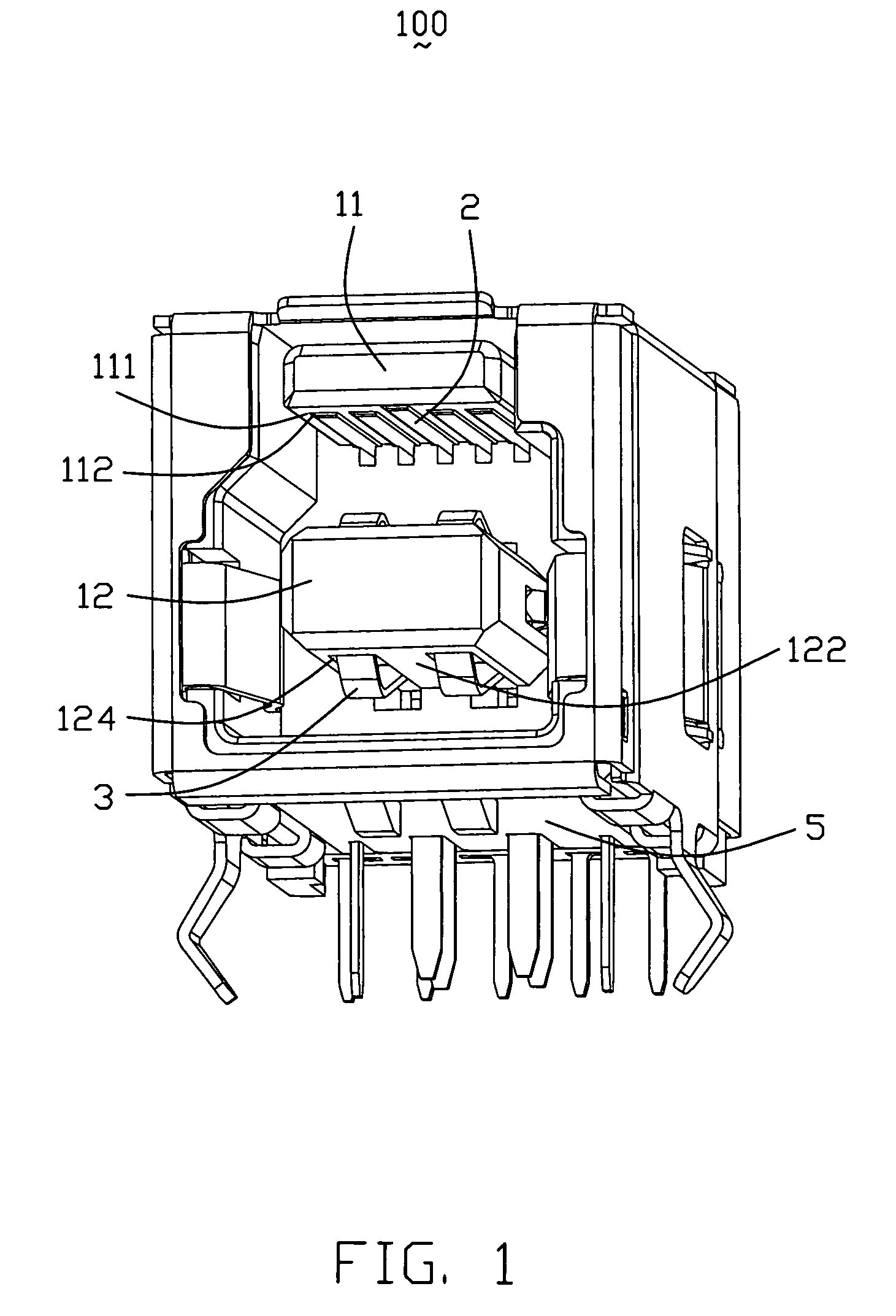 Electrical connector with power contacts