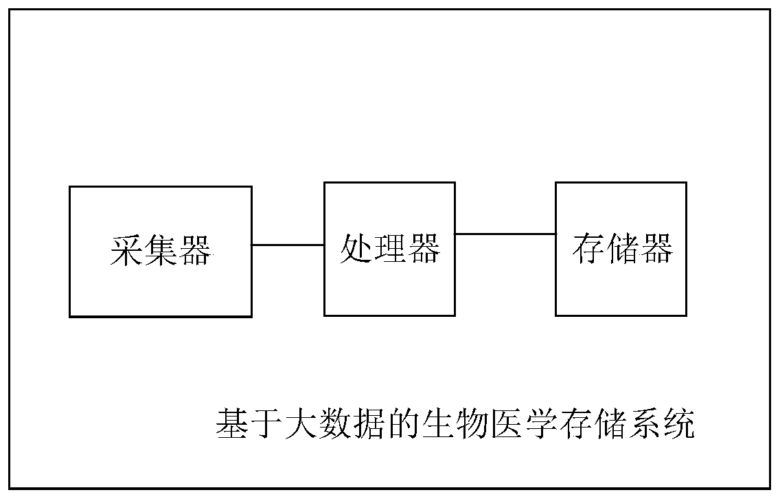 Biomedical storage system based on big data