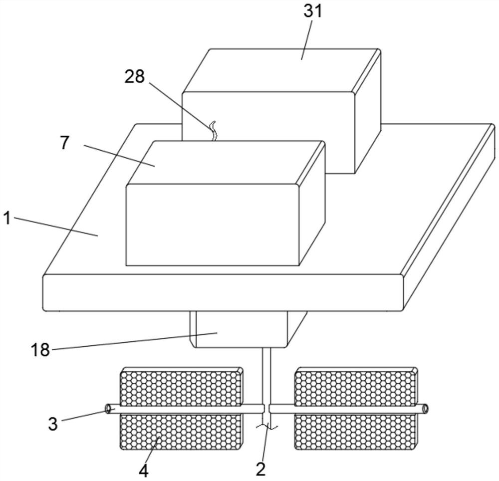 Ecological restoration device for micro-polluted river water body