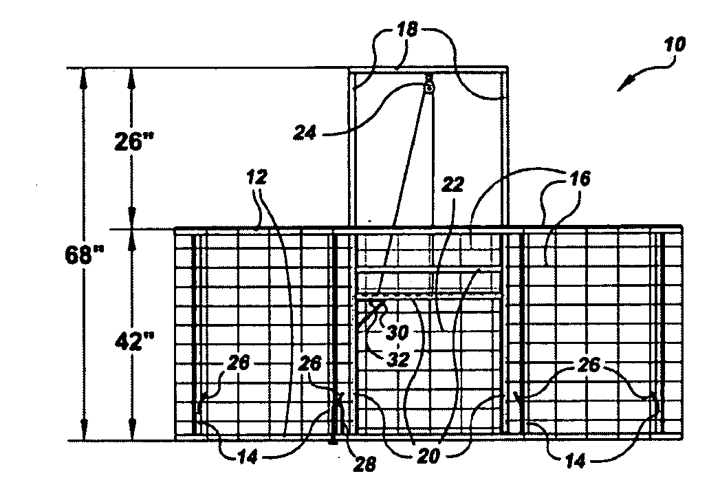 Portable Large Animal Trap and Method