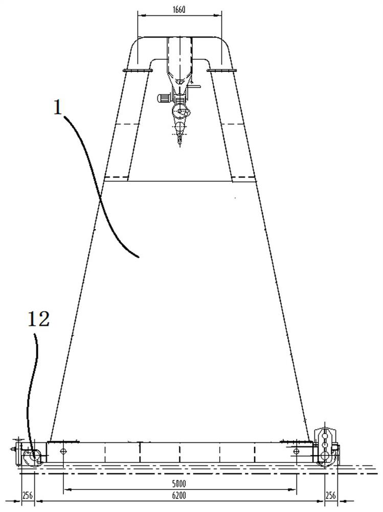 Non-Newtonian damping wind-resistant gantry crane and debugging method thereof