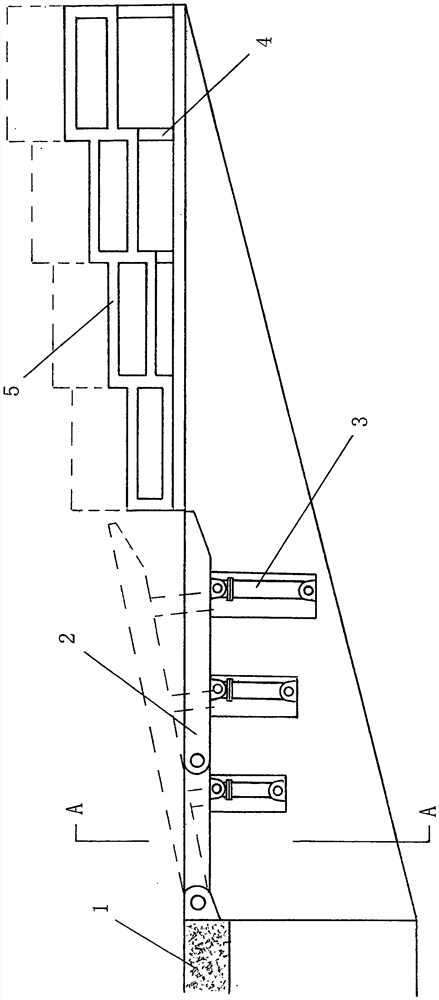 Urban crossing steel structure assembly shed cover lifting slope section sealed type vehicle underpass