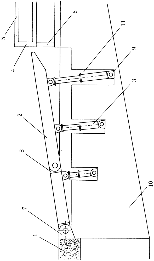 Urban crossing steel structure assembly shed cover lifting slope section sealed type vehicle underpass