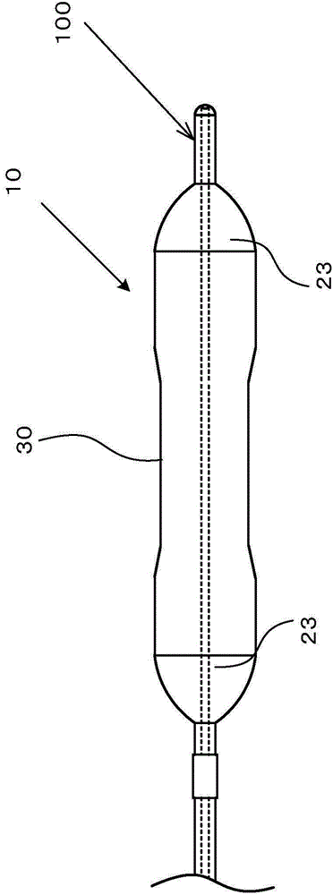 Catheter balloon and catheter