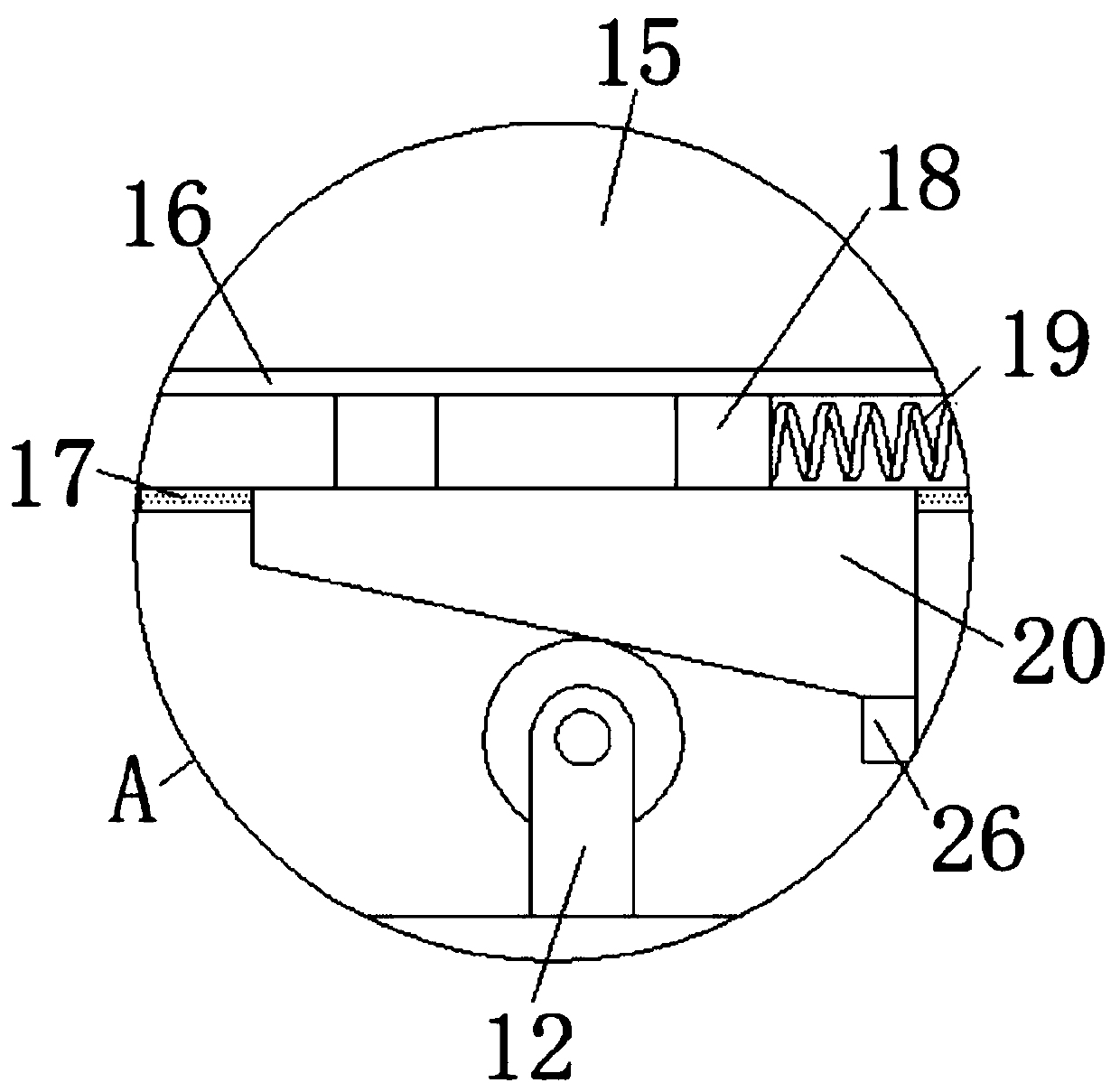 A kind of punching equipment with cushioning effect