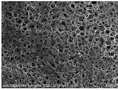 Method for preparing environment-friendly hydrophilic porous coating used for modifying surface of porous membrane