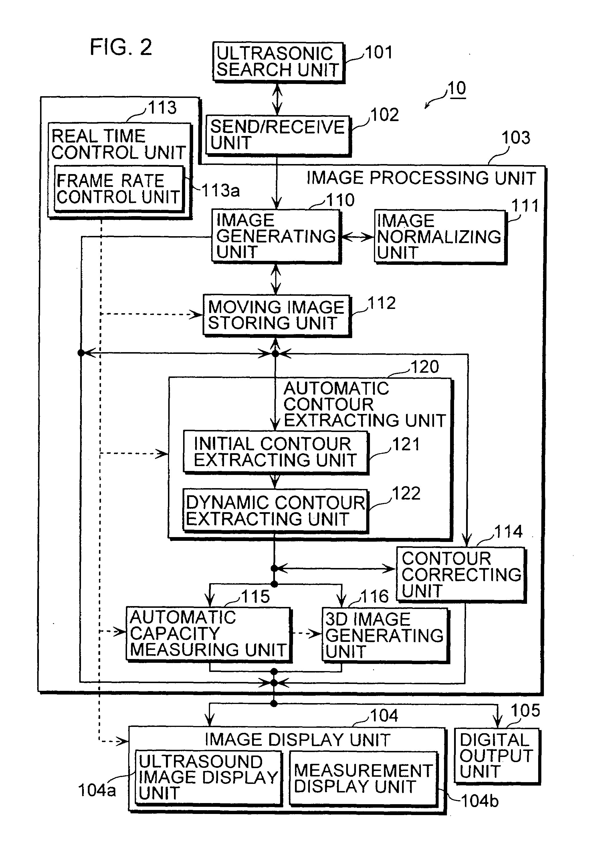 Ultrasonic diagnostic device and image processing device