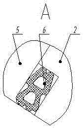 A double-row dovetail sealing structure for a roller cone bit