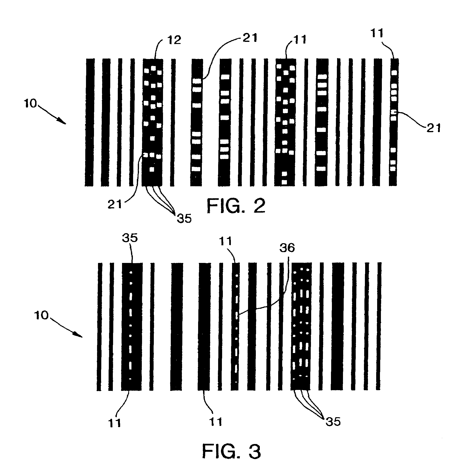 Method and apparatus for encoding and decoding bar codes with primary and secondary information and method of using such bar codes