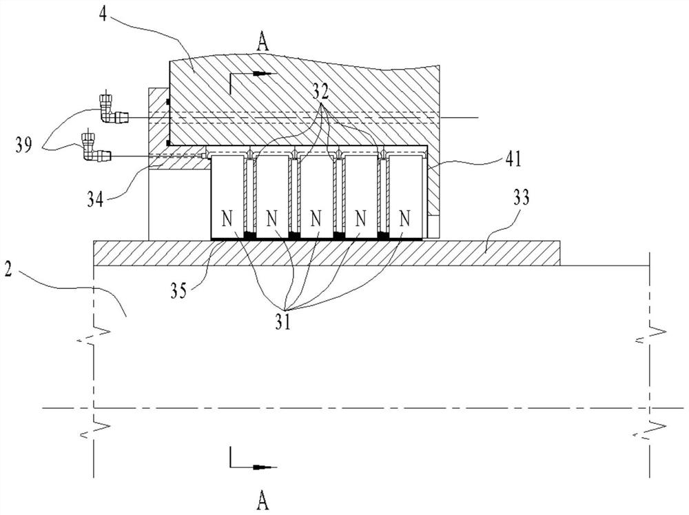 A rotor multi-source confinement explosion-proof motor using magnetic fluid bearings