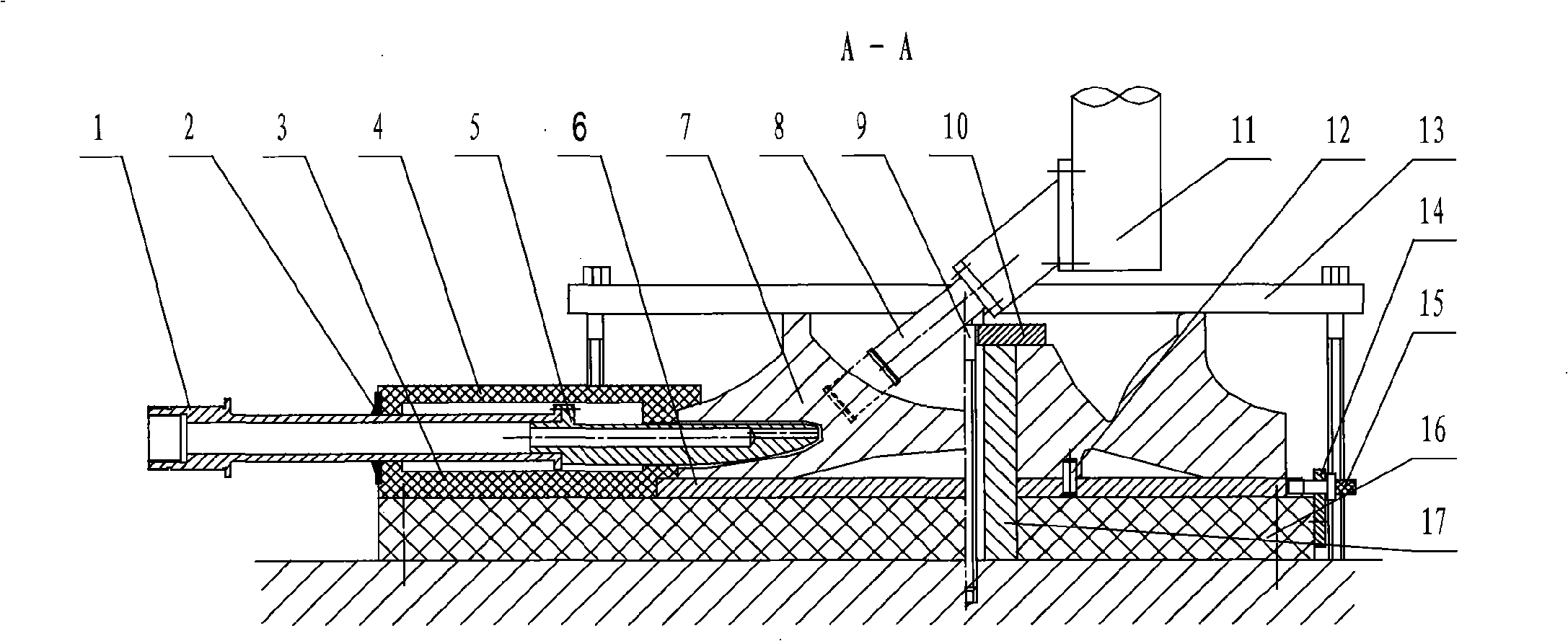 Method for manufacturing three-dimensional flow enclosed-type impeller inter-impeller passage and special clamp thereof