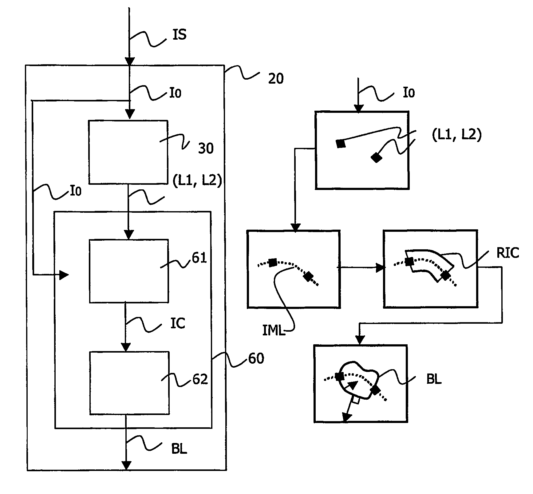 Medical viewing system and method for detecting borders of an object of interest in noisy images