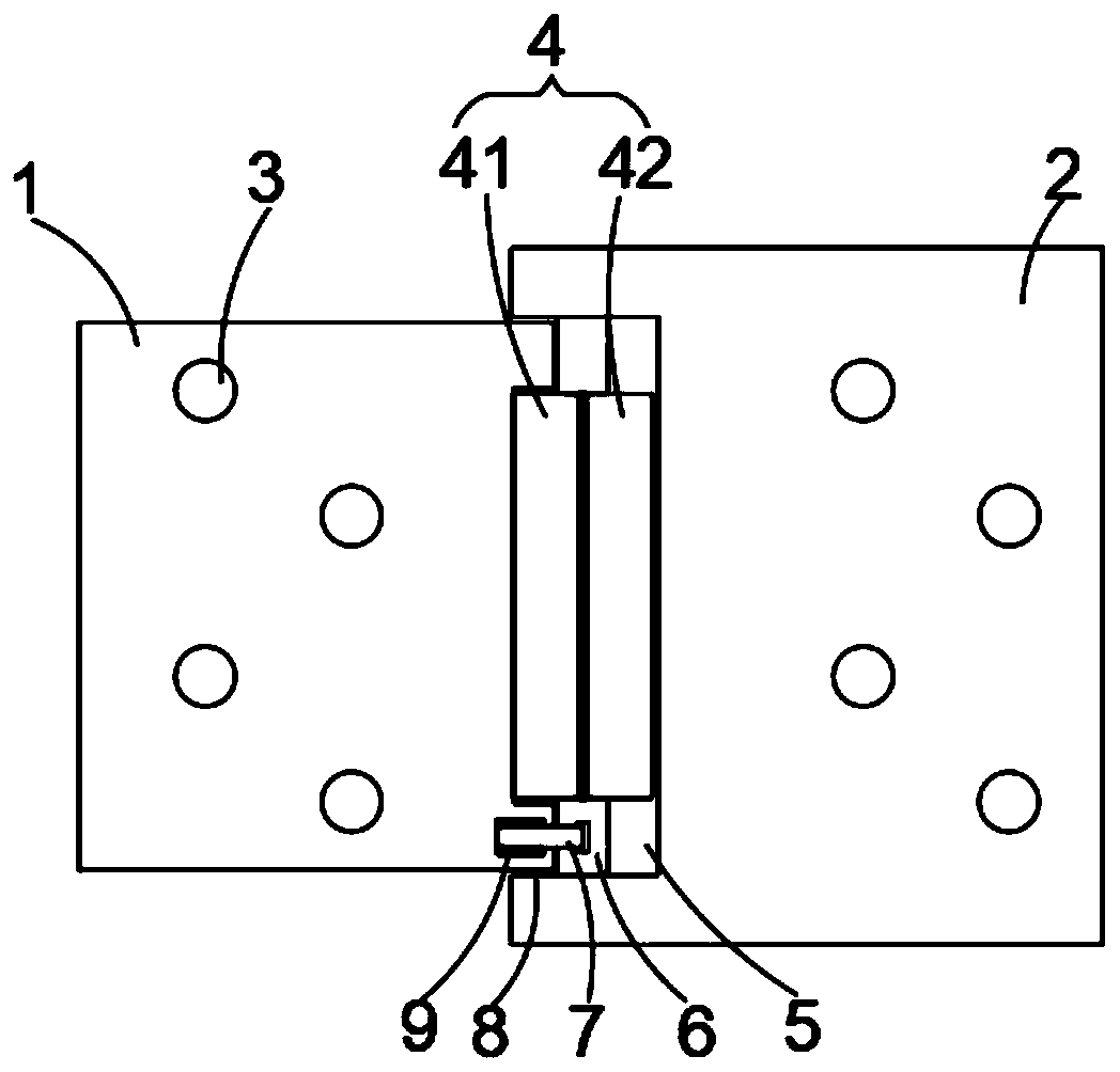 A self-cushioning hinge