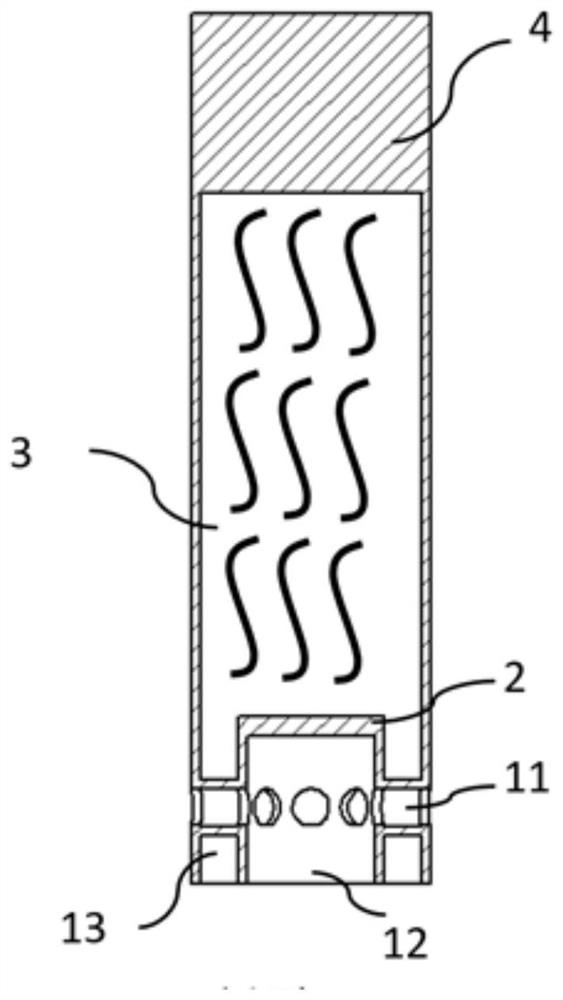 A non-burning cigarette heated by an indirect heat source airflow