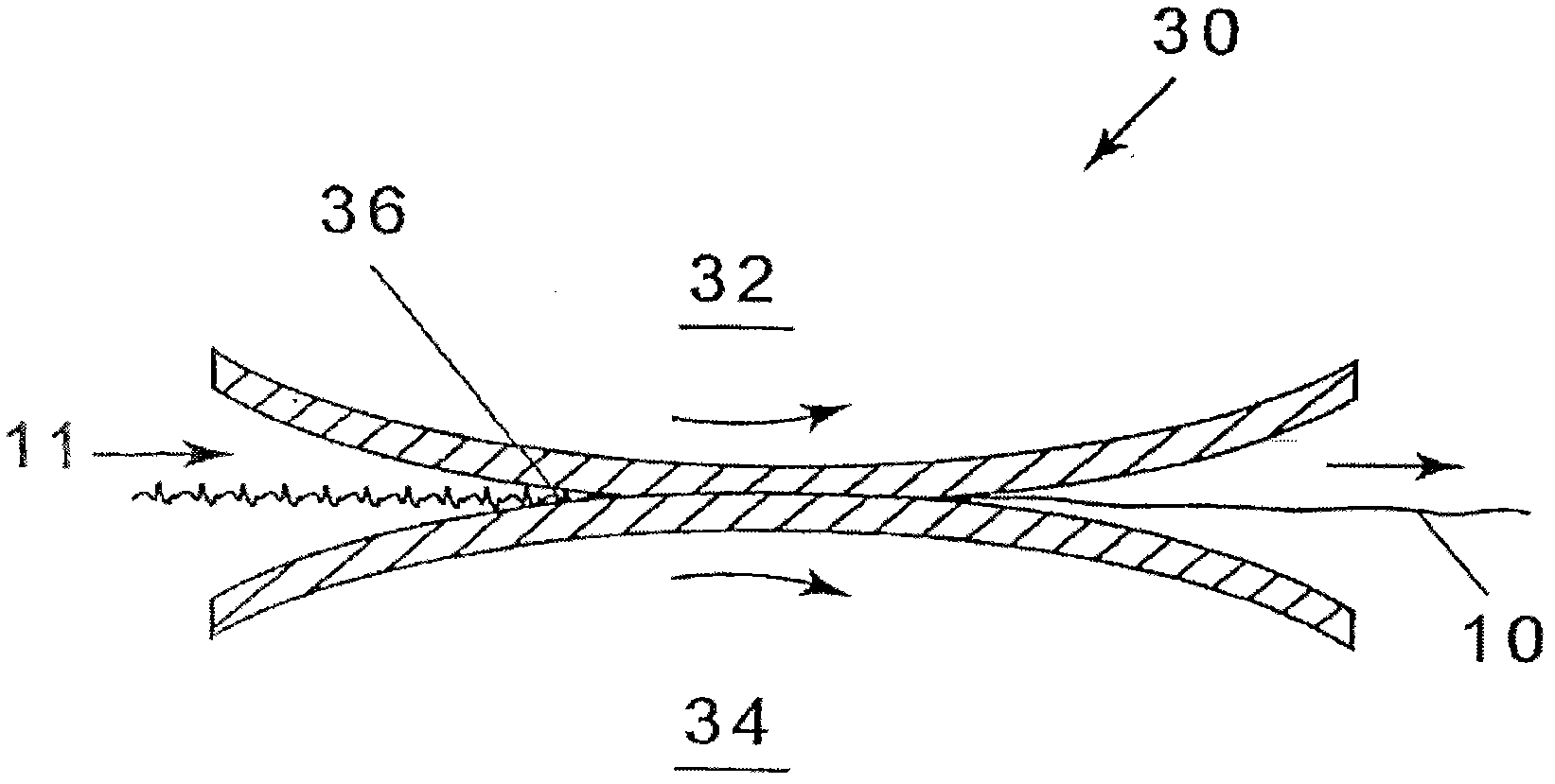 Calendered industrial process fabric