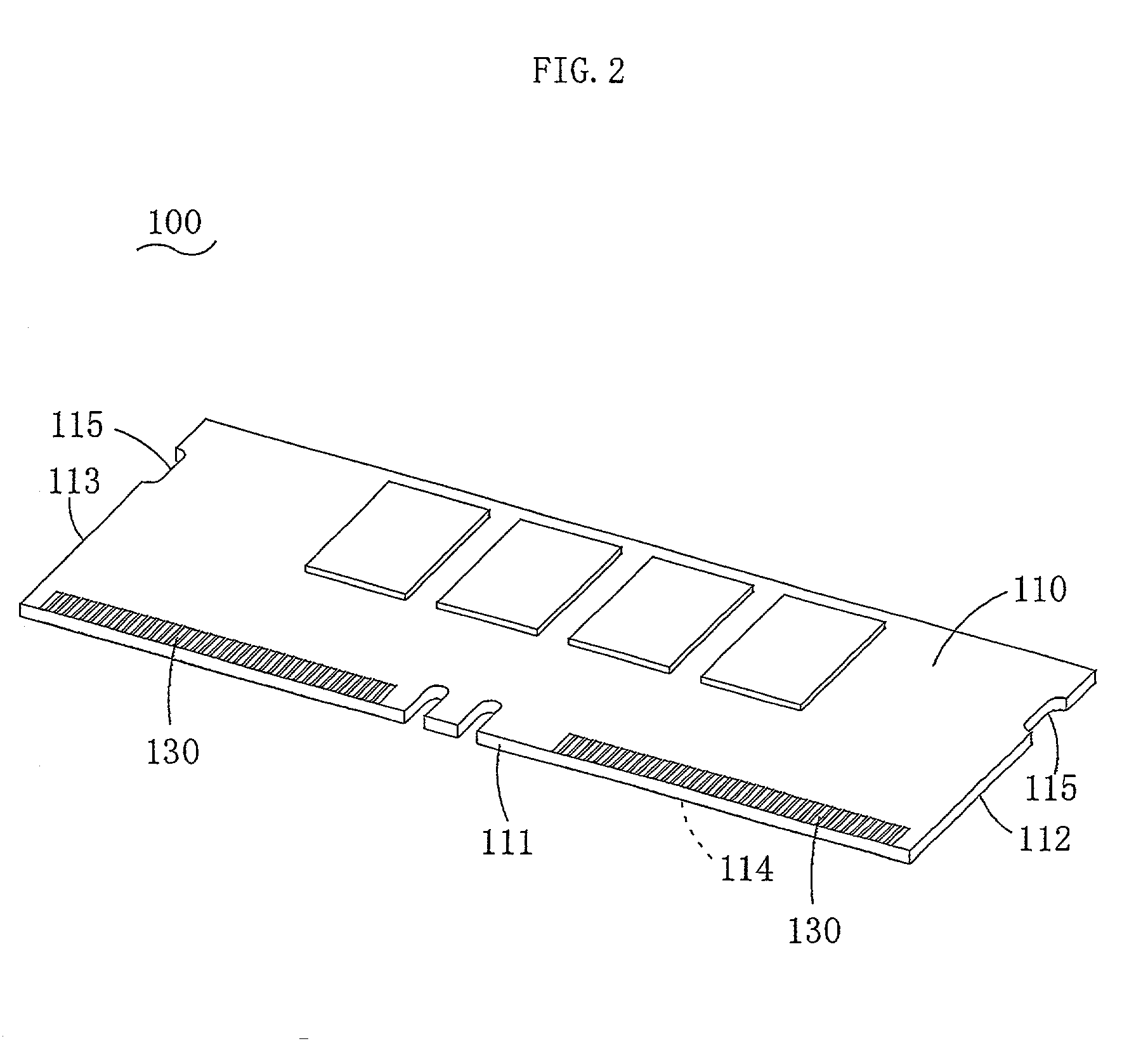Cap and low insertion force connector for printed circuit board