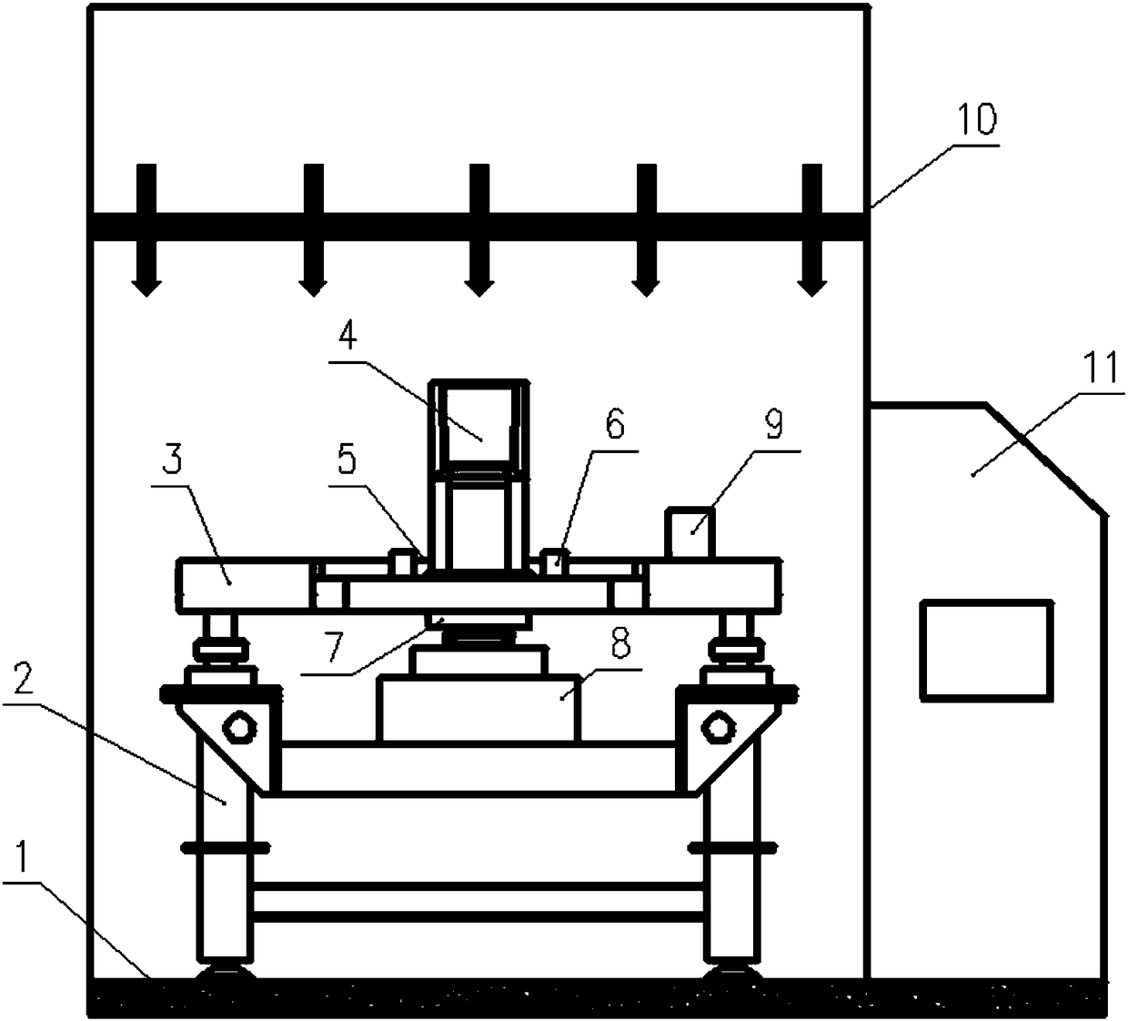 Large-area super-resolution photoetching device