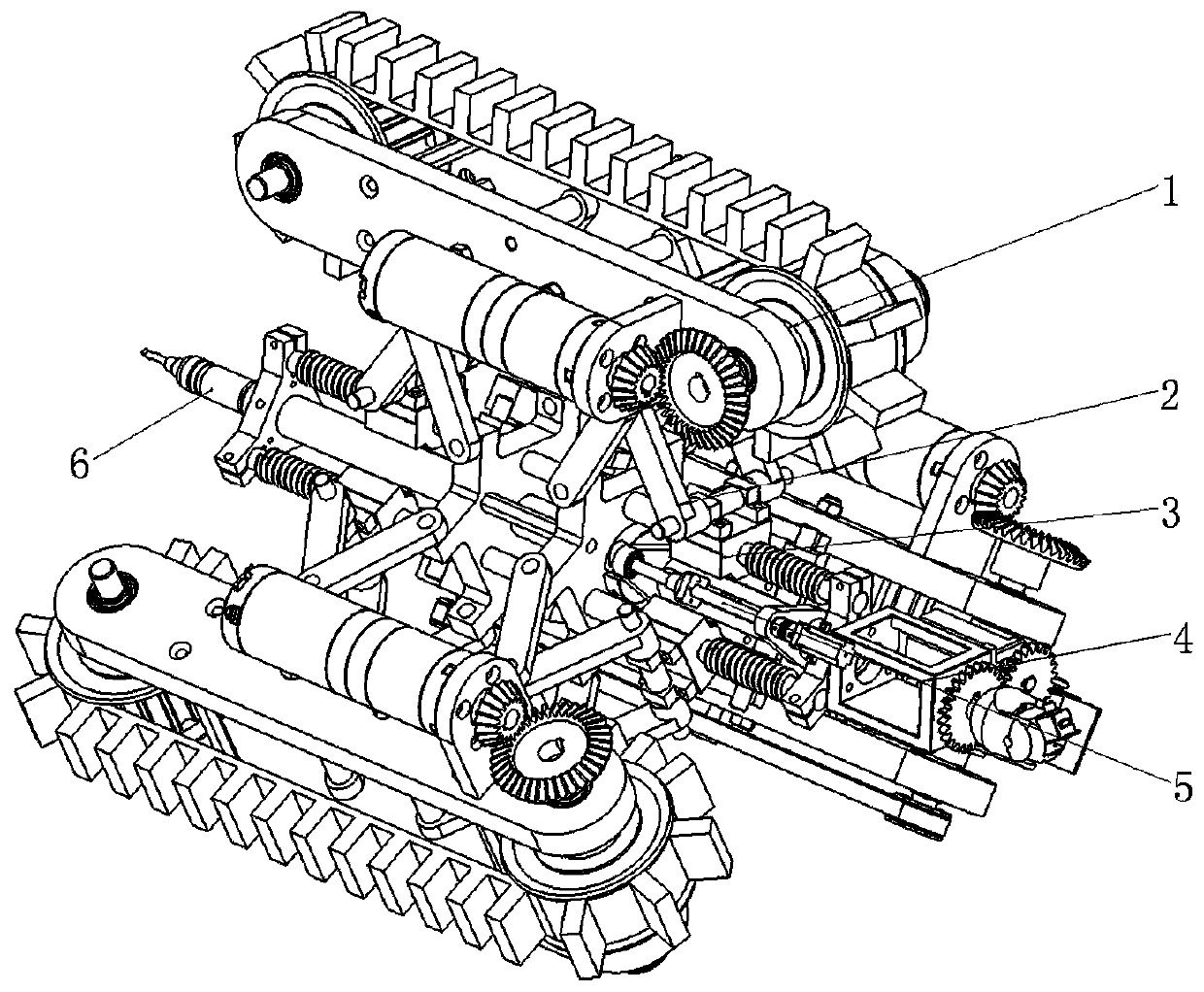 A self-adaptive special-shaped pipe photoelectric measurement and processing integrated robot