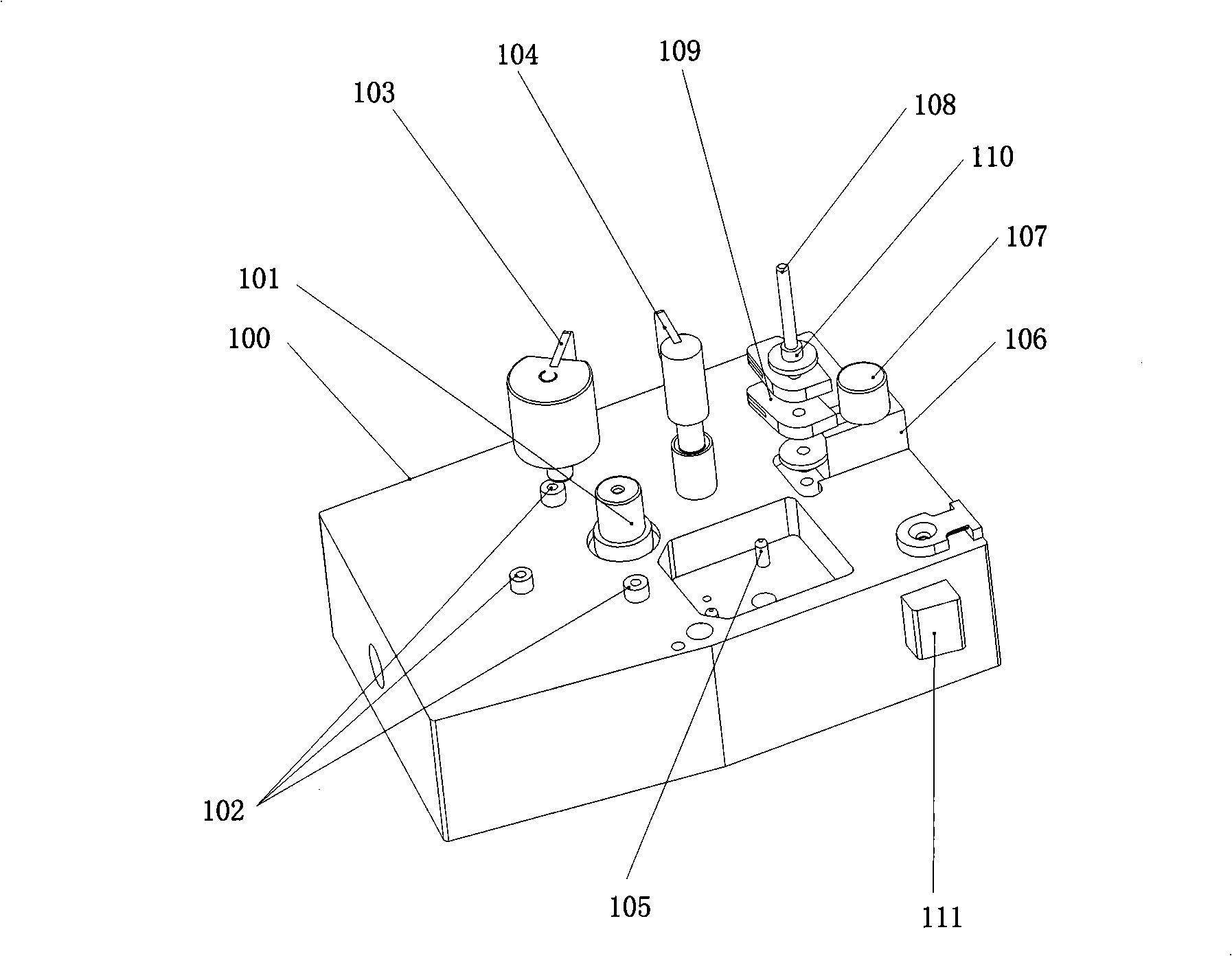 Resonance measuring chucking appliance of hard disk drive rack