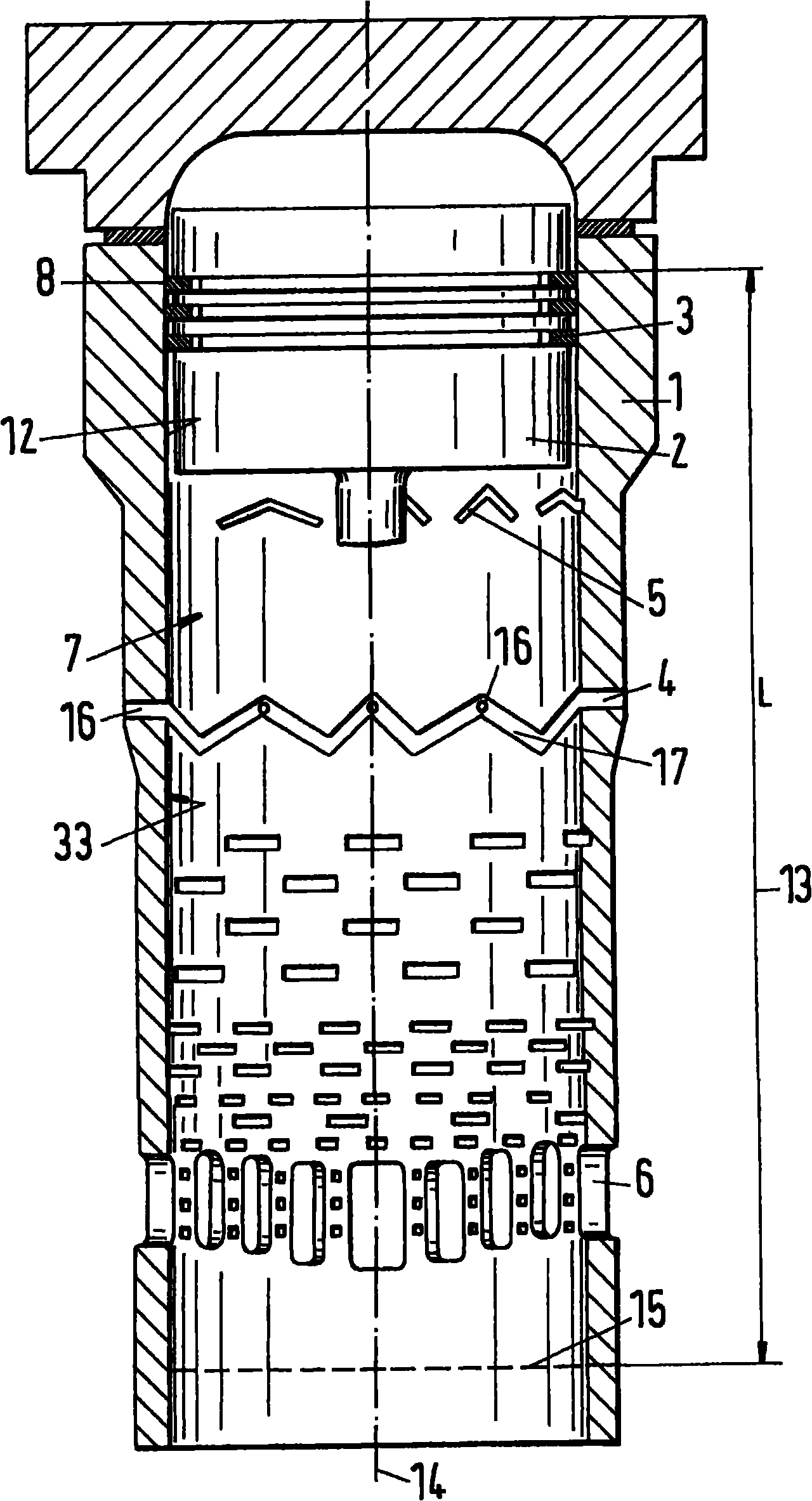 Cylinder with devices for distributing lubricants