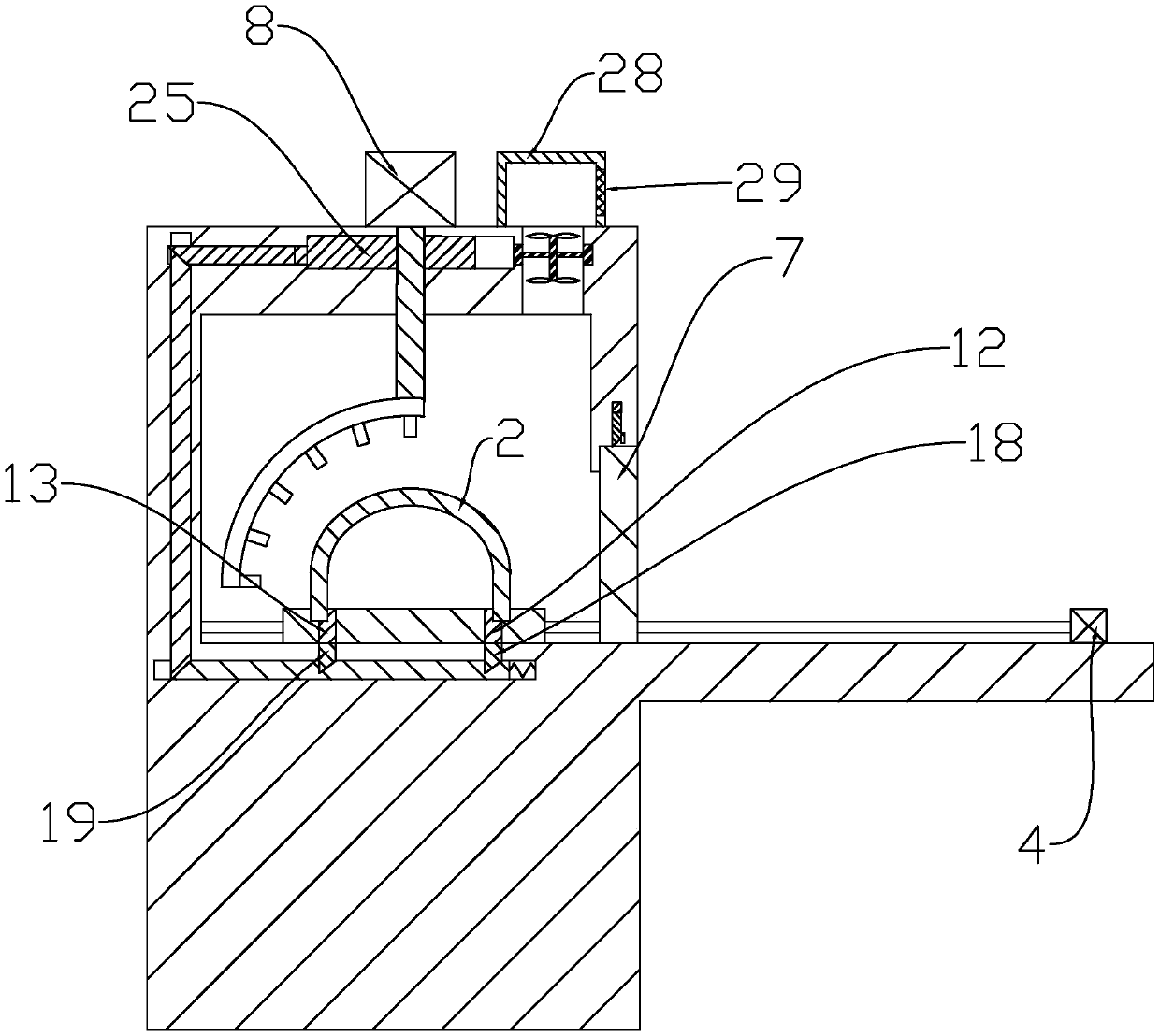 Surface coating device for quartz crucible