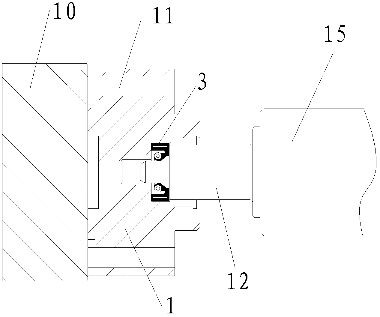 Fuel pump rotor shaft assembling device of heater for vehicle