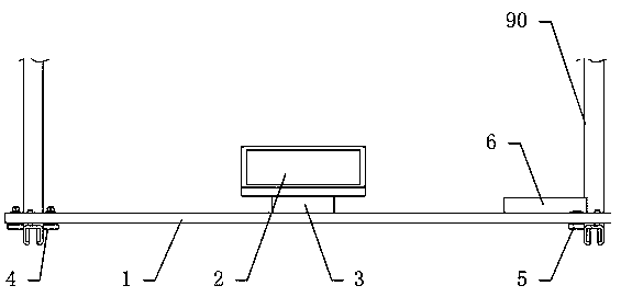 Escalator guide rail measurement device